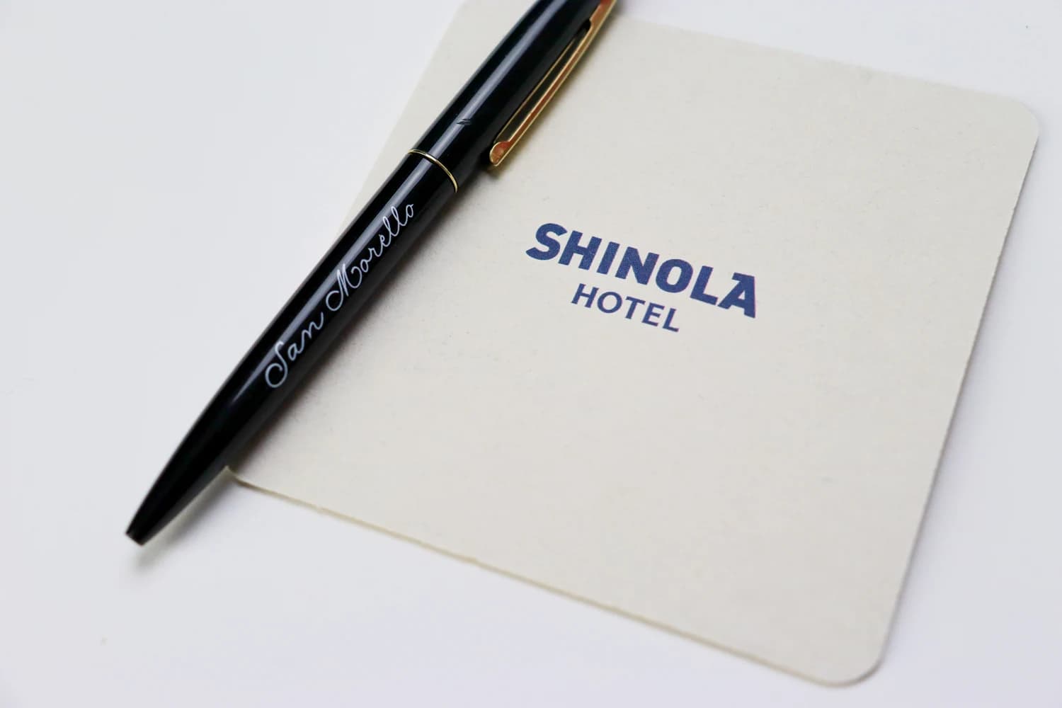 Shinola Hotel stationery