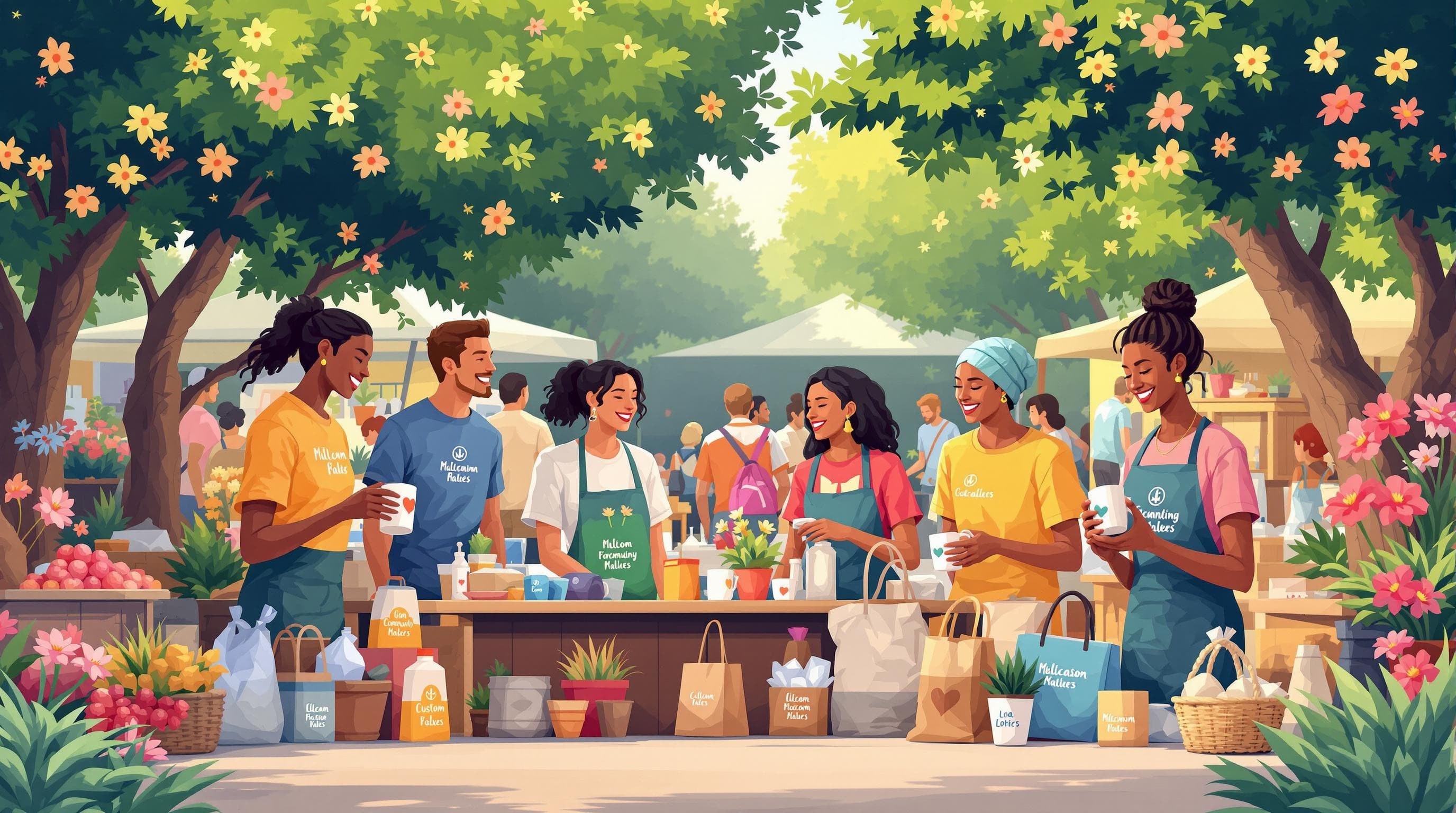 How Custom Merchandise Strengthens Local Partnerships