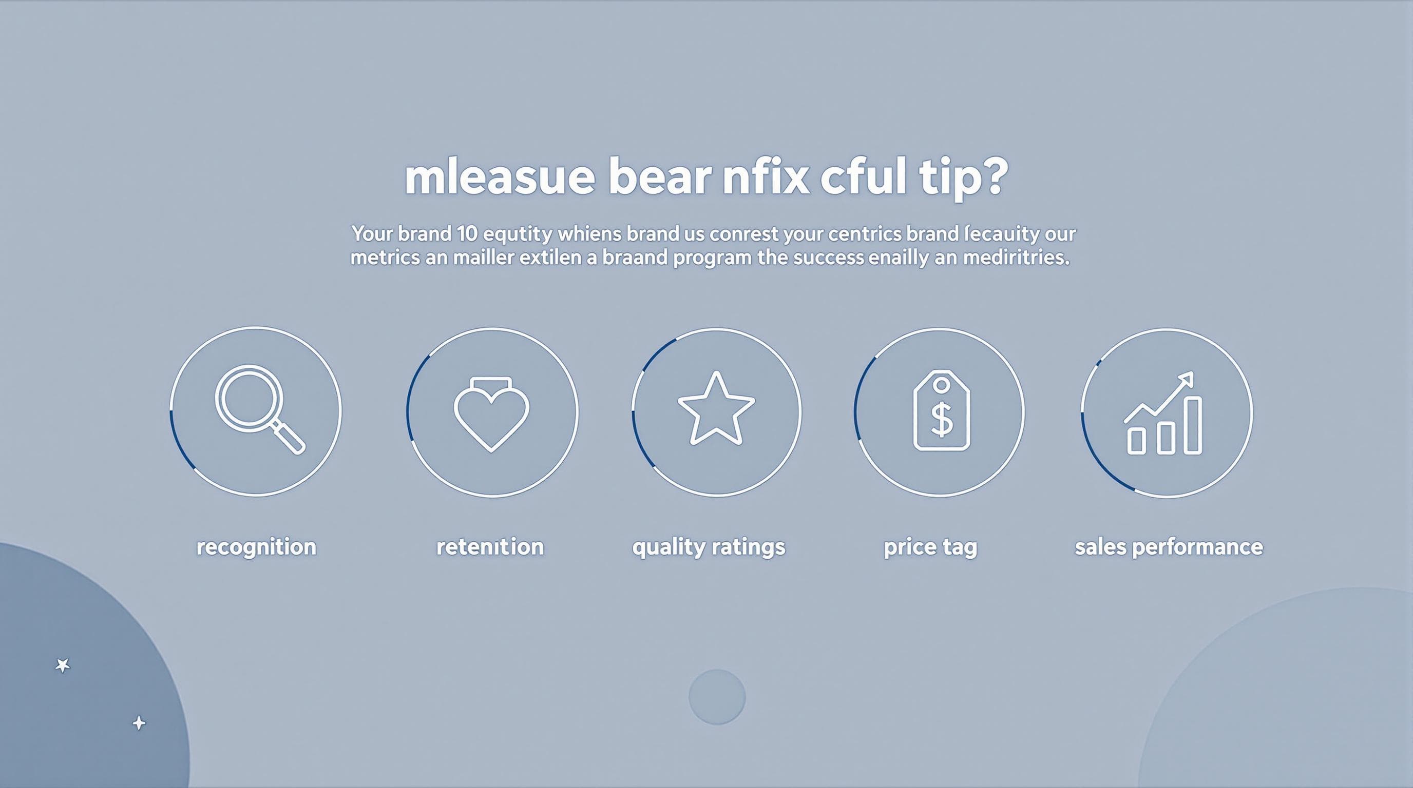 5 Metrics for Measuring Brand Equity