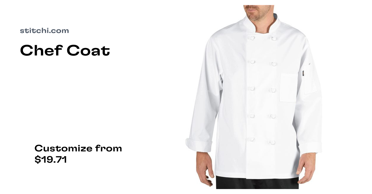 Dickies Chef Coat - DC121 | Stitchi
